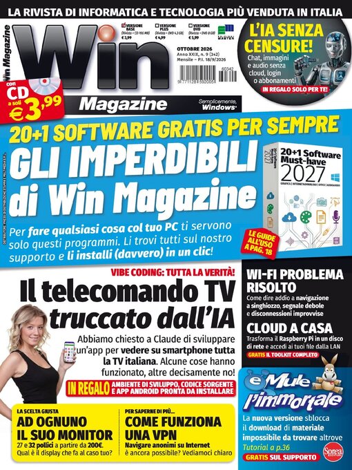 Cover image for Win magazine